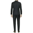 thumbnail image 2 of DTI GV Executive Men's Suit Two Button 2 Piece Modern Fit Jacket Pants Birdseye Charcoal, 2 of 4