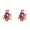 Red-2Pcs, variant on 1Pcs Tabletop Christmas Tree Small Artificial Mini Xmas Tree, DIY Holiday Decor Set with Gingerbread Man Tag & Ornament Ball, Compact Tree for Home Party Desk Mantel Display 19.7 Inch White