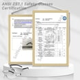 thumbnail image 5 of Salfboy 10pcs Clear Safety Glasse for men ANSI Z87.1 Protective Eyewear, 5 of 8