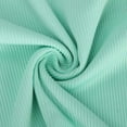 thumbnail image 4 of DAETIROS Fashion T-Shirt for Women Solid Color Round Neck Tops Shirt Long Sleeves Green Size L, 4 of 8
