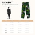 thumbnail image 3 of Fotbe Tropical Leaves1 Pantalones de Pijama para Mujer, Pantalones de Dormir, Pantalones Pj con Cordón y Bolsillos-Large, 3 of 6