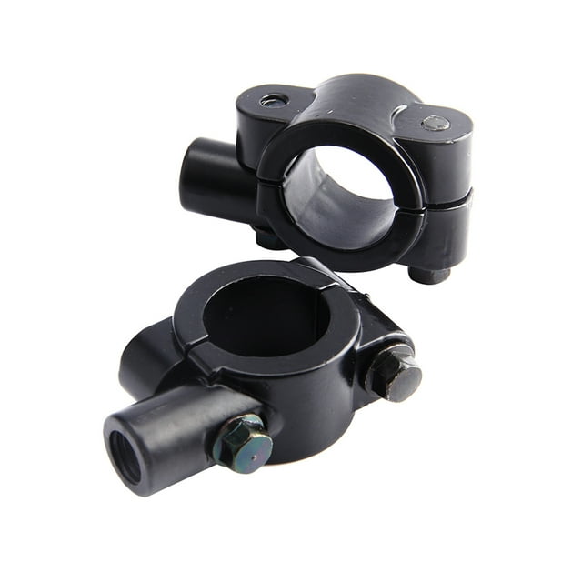 Soporte Universal Para Espejo De Manillar De Motocicleta, 2 Uds., Negro, 10mm