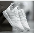 thumbnail image 2 of Ad-id-as Originals Multix FZ3439 Triple White Comfort Men's running shoes size 11, 2 of 6