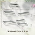 thumbnail image 3 of Outsunny 3 Tier Raised Garden Bed Color Steel Raised Garden Bed w/ Pair of Glove 47''x 47''x 25'' for Backyard, Patio to Grow Vegetables, Herbs, and Flowers, White, 3 of 9