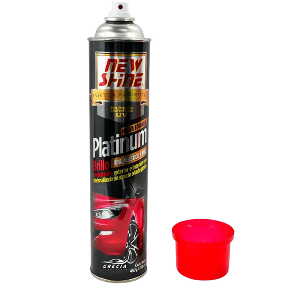 Platinum New Shine Abrillantador para Tablero y Plásticos | Renovador y Brillo Duradero