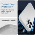 thumbnail image 4 of for iPhone 15 Pro Max Case, Silicone Upgraded [Camera Protection] for iPhone 15 ProMax Case with [2 Screen Protectors], Anti-Scratch Microfiber Lining, 6.7 inch, White, 4 of 11