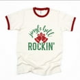 thumbnail image 4 of Jingle Bell Rockin' Bell Glitter - Women's Ringer Tee, 4 of 6
