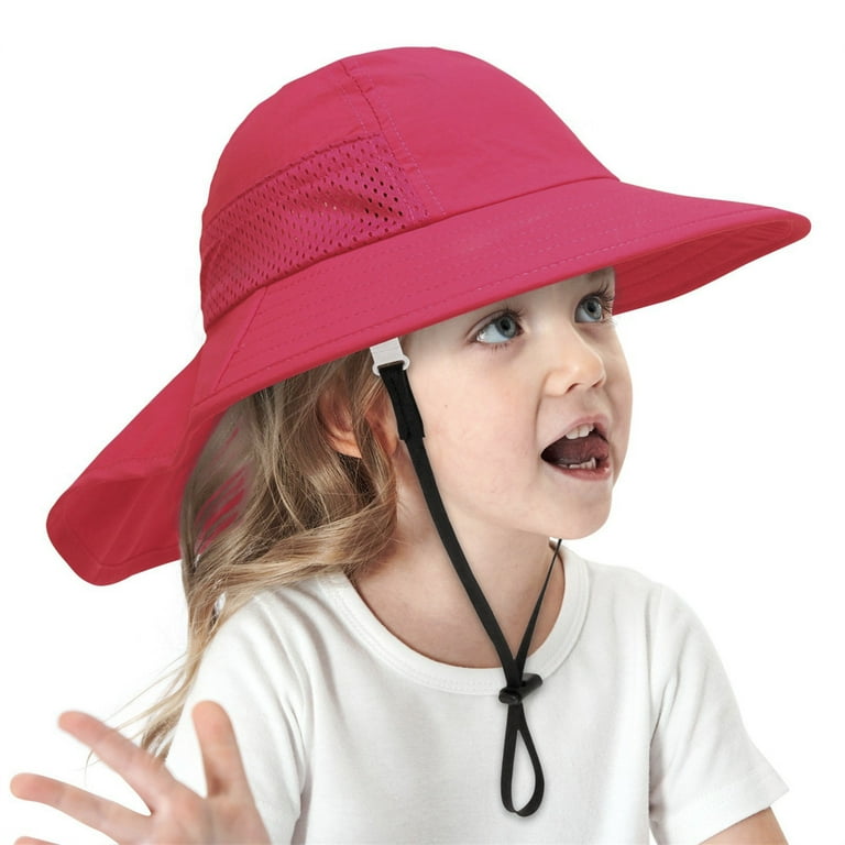 EHQJNJ Kids Winter Hats Boys Age 6 Kid's Sun Hat Wide Brim Upf 50+