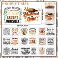 thumbnail image 2 of 20 Pcs Funny UV DTF Cup Wraps Vintage Whiskey UV DTF Rub on Transfer Sticker Waterproof Transfer Sticker Decals DIY, 2 of 7