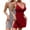 A3-E, variant on Women's Lace Trim Side Slit Modal Cami Sleep Dress Soft Nightdress Floral Lace Trim Night Gown Soft Loungewear Side Slit Sleepwear Milk Silk Sleepwear Modal Sleepwear Loungewear A L