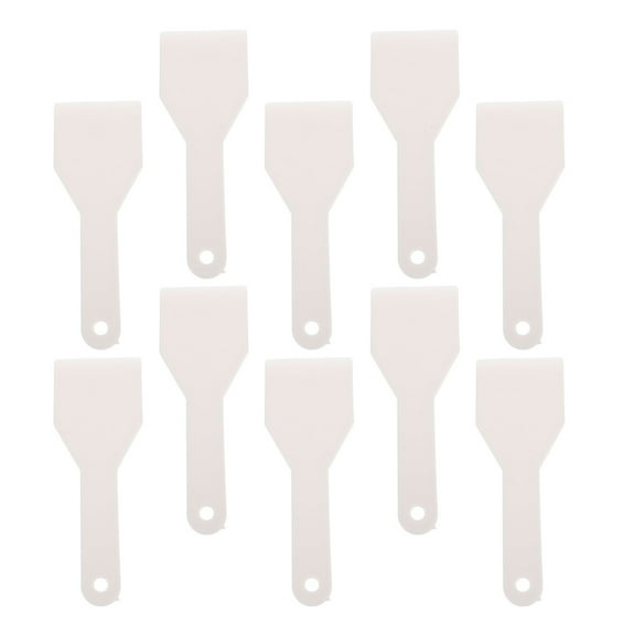 BESTONZON Ice Breaking Tool Ice Scrapers White Windshield 10pcs