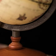 ZOYONE Brown World Globe Antique Decorative for Desktop Bookshelves Office Home Decor