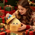 thumbnail image 5 of Giant Dumpling Pillow Cute Plush Stuffed Steamed Bun Pillow for Adults Yellow, 5 of 9
