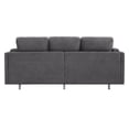 thumbnail image 6 of MODERNLUXE 79.5" Cloud Modular Sofa, Comfy 3-Seater Chenille Upholstered Sofa Couch with Dual-layer Seat Cushions & Deep Seat for Living Room,Small Space,Grey, 6 of 8