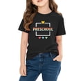 thumbnail image 6 of Juslio Boys Letter Pattern Shirts Casual Short Sleeved Tops, Comfortable Breathable Crew Neck T Shirts Sizes 2-18, 6 of 9