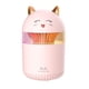 thumbnail image 1 of Lindo humidificador de niebla fría Mini Pretty USB 300 ml generador de niebla purificador luz difusor de aceite esencial para el escritorio d Rosa, 1 of 8