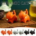 thumbnail image 6 of Cat Toilet Bolt Caps Decorative,Cat Frog Ceramic Toilet Covers Bolt M29C, 6 of 8