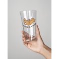 thumbnail image 3 of Purr Me A Glass Pint Glass -Smartprints Designs, 16 oz Transparent Glass, 3 of 4