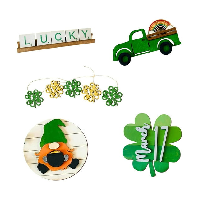 Decoraciones de San Patricio perfecl Letreros de madera Estilo A