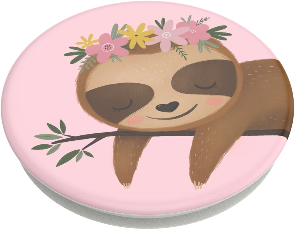 PopSockets Sweet SLoth Phone Grip, Pink
