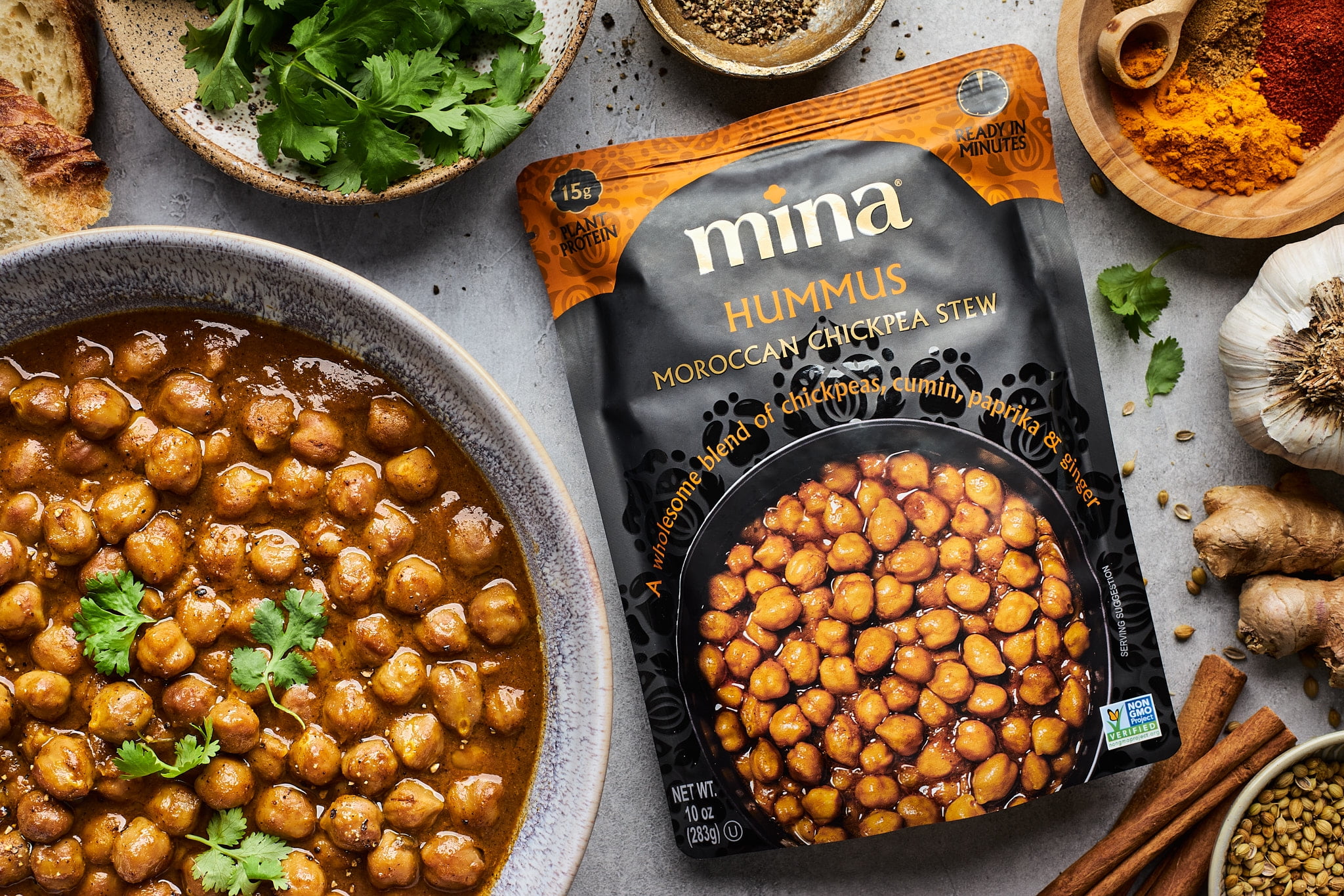 (2 pack) Mina, Moroccan Chickpeas, 10oz