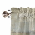 thumbnail image 4 of Blue Grey Beige Valances for Windows Farmhouse Kitchen Curtains Valances Rod Pocket Valance Curtains for Kitchen Windows Abstract Modern Art Oil Painting Window Valances for Bathroom Bedroom 42"x18", 4 of 6