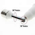 thumbnail image 3 of Adaptador de enchufe de luz de extensión Flexible E27 a E27, convertidor de soporte de bombilla, Base de convertidor, junta giratoria Universal, 3 of 4