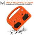 thumbnail image 4 of ELEHOLD Cute Kids Case for Samsung Galaxy Tab A9 Tablet 8.7" 2023 Release EVA Kids Friendly Case Full Body Shockproof Kickstand Function Handle Grip Case for Samsung Galaxy Tab A9,  Orange, 4 of 10