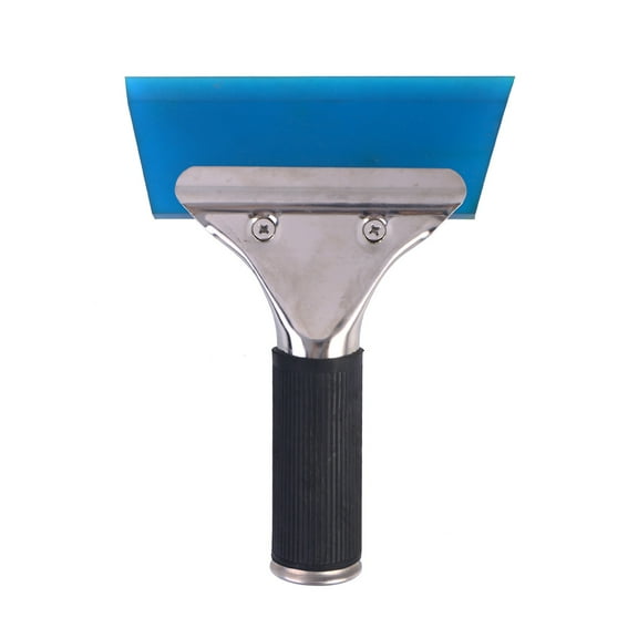 IBASETOY Blue Car Window Squeegee with Non Slip Handle for Removing Water Ice and Snow