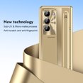 thumbnail image 2 of ELEHOLD Case Samsung Galaxy Z Fold 6,Case with Pen & Pen Holder with Kickstand & Hinge Protection,Protective Case Cover with Screen Protector,Gold, 2 of 8