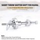 thumbnail image 2 of Quick-throw Short Shifter For 90-97 Cars Mx5 Miata Manual M/t Chrome Steel, 2 of 4