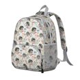 thumbnail image 2 of Hedgehog and Mushroom Backpack Backpack for School,Cute School Bag,Schoolbag with Adjustable Shoulder Straps & Padded Back,13.8"x11.4"x6", 2 of 6