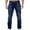Dark Blue, variant on New Jeans for Men Relaxed Fit Fashion Comfort Waist Straight Pants Men Multicolor Comfort Fit Long Pants Pocket Button Front High Waist Mens Pants Under $20 Black Xxxl