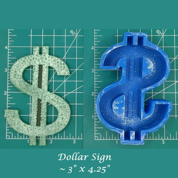 Dollar Sign Silicone Freshie Mold