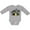 AC-Heather Grey, variant on Inktastic Vacay Mode with Palm Trees Sun and Pineapple Boys or Girls Long Sleeve Baby Bodysuit