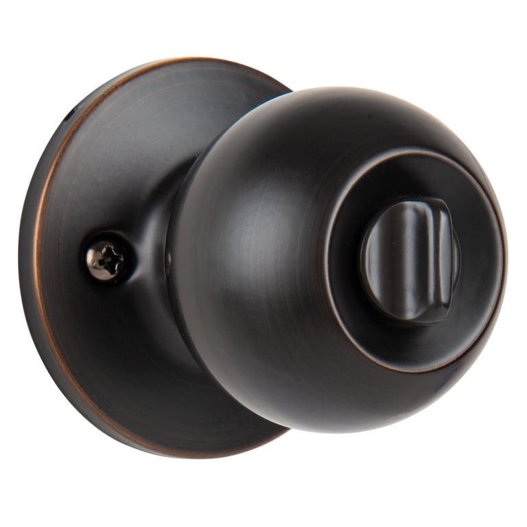 Brinks Keyed Entry Doorknob & Deadbolt Twin Pack, Bronze photo 2