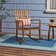 thumbnail image 2 of Noble House Colmena Outdoor Acacia Wood Rocking Chair in Teak, 2 of 16
