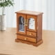 thumbnail image 5 of Xihbxyly Joyero de Madera, Elegante Estuche de Almacenamiento, Expositor de Acrílico, Ideal para El Día de La Madre, Organizador de Collares y Pendientes, Decoración Del Hogar, Regalo de Graduación,, 5 of 7