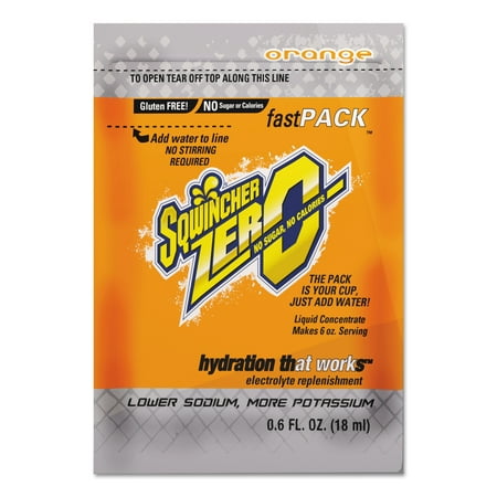 UPC 075880000808 product image for Sqwincher Fast Packs, Orange Lite, 6 oz, Pack | upcitemdb.com