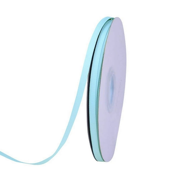 Light Blue Grosgrain Ribbon - 1/4 Inch Wide - 50 Yard Spool