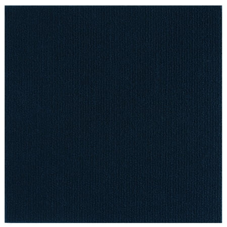 Terra Clasico 12x12 Self Adhesive Carpet Floor Tile - 12 Tiles/12 sq. Ft. - Navy