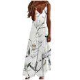 thumbnail image 2 of Qiopertar Mode Femmes Été Décontracté Robe Longue Sans Manches Col en V en Solde Livraison Gratuite à Moins de 5$ jusqu'à 90 % de Réduction, 2 of 5