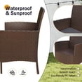 thumbnail image 4 of MRUAKA Patio Furniture Set 4 Pieces Porch Furniture Outdoor Modular Wicker Patio Sectional Conversation Furniture Set for Backyard,Porch,Garden,Poolside and Balcony(Grey), 4 of 10