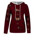 thumbnail image 4 of Puntoco - Blusa de manga larga con bolsillo estampado a la moda para mujer, tops casuales, sudaderas con botones Puntoco Puntoco-4105, 4 of 4