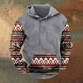 thumbnail image 2 of Hooded Sweatshirts for Men Fashion Casual Comfortable Long Sleeved Hooded Printed Hooded Sweatshirt, 2 of 3