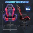 thumbnail image 2 of BUPPLEE Ergonomic High Back Gaming Chair, 360 Degree Swivel Height Adjustable Gaming Chair, 2 of 9