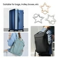 thumbnail image 2 of COOLHOOD Stainless Steel Spring Hook Carabiner,Stainless Steel Clip Star Shape for Jewelry Making Keychain Bag, 2 of 3