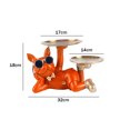 thumbnail image 3 of Figuritas de arte Bulldog, artículos diversos de caramelo, escultura de animales de resina para el hogar, la sala de estar JShteea Libre de BPA, 3 of 8