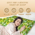 thumbnail image 4 of Picia Watercolor Kiwi Fruits Summer Body Pillow Cover - Super Soft Microfiber 20x54 Body Pillow Case - Envelope Closure, Wrinkle, Stain Resistant Body Pillow Cover,Elegant Bedding, 4 of 8