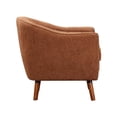 thumbnail image 5 of Pemberly Row Contemporary Fabric Upholstered Accent Chair in Rust, 5 of 8